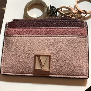 Victoria’s Secret Tri-Color Coin Wallet Keychain